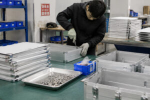 Custom aluminum toolbox assembly site