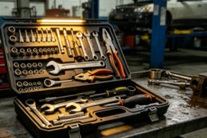 Various tool sections within the toolbox