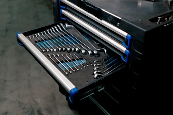 With drawers