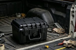 How Should a Lorry Tool Box Door Panel Be Handled After Deformation