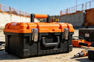 What Is the Purpose of the Handle Design on a Plastic Toolbox?
