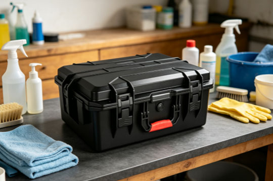 Which Material of a Portable Household Tool Box Is Easier to Clean